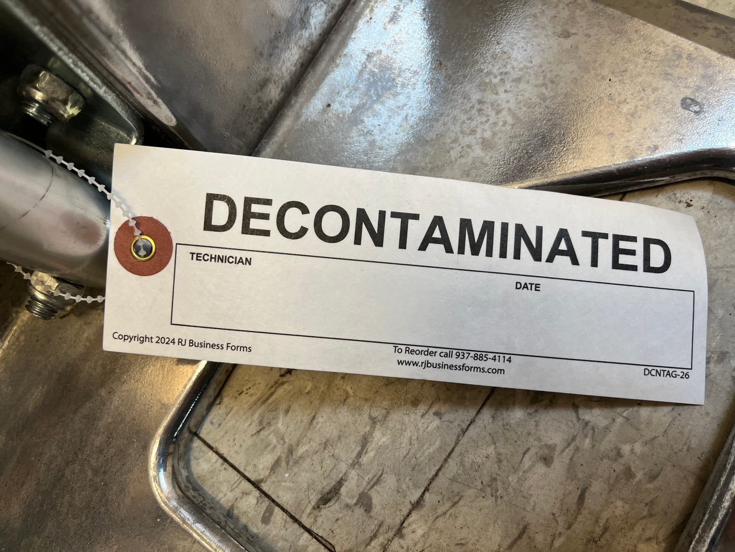 Decontaminated Tag (DCNTAG-26)