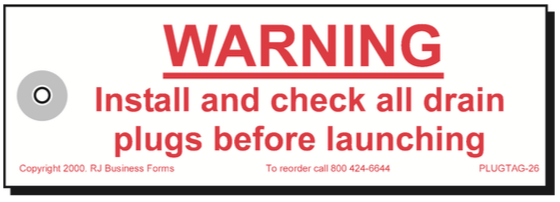 Plug Warning Tag (PLUGTAG-26)