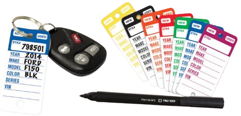 Top Stripe Key Tag (CSKT)