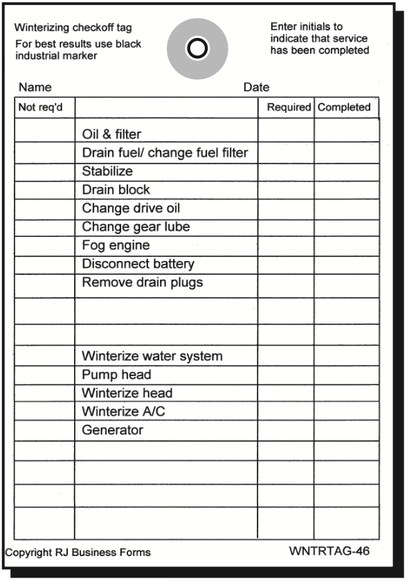 Winterized Checkoff Tag (WNTRTAG-46)