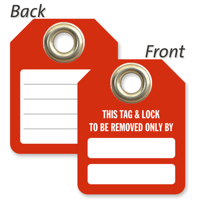 2-Sided Micro Tag With Grommet