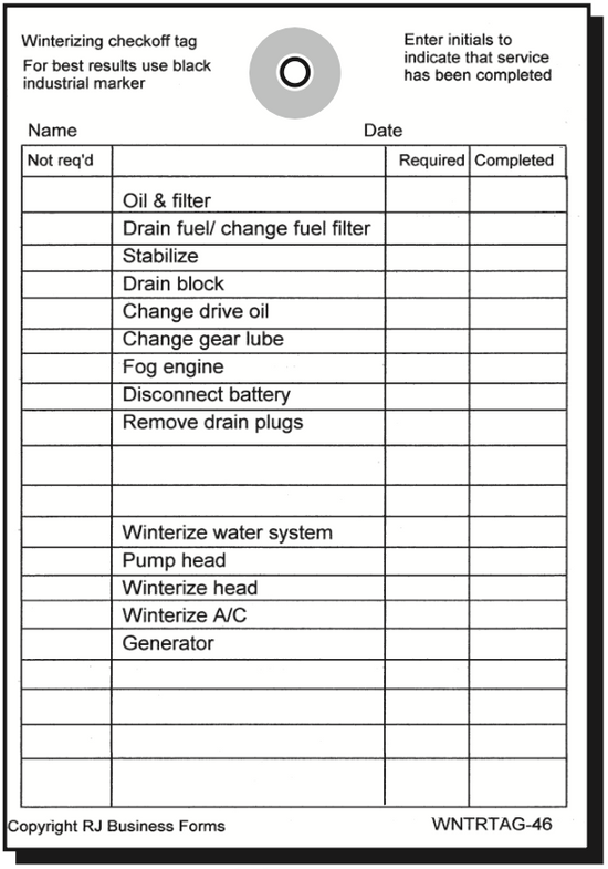 Winterized Checkoff Tag (WNTRTAG-46) – RJ Business Forms